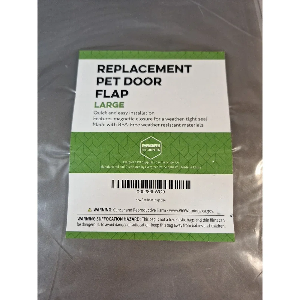 Pet Door Flap-Replacement‎ Large Plastic dog or cat